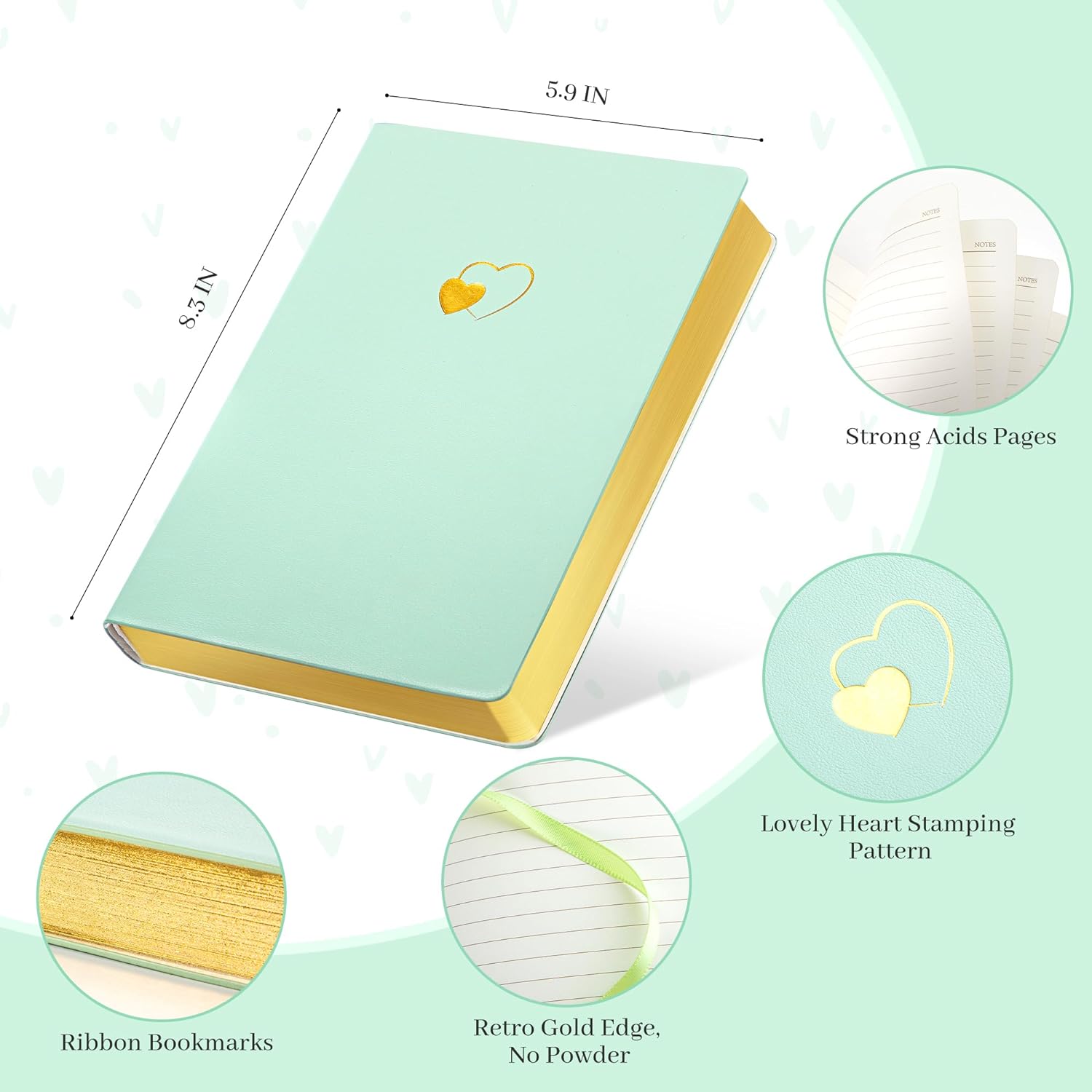 Diary, Journal, Journals for Writing, Notebook, Soft Cover Journal -5.9 Diary, Journal, Journals for Writing, Notebook, Soft Cover Journal -5.9